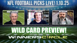 NFL LIVE: Wild Card Preview \u0026 Free NFL Picks with Sean Higgs, Marc Lawrence and Victor King!