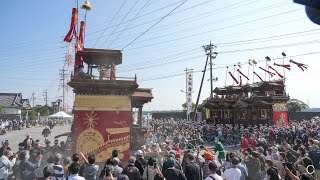 2022亀崎棧掛祭 神前神社曳き廻しから5輌整列