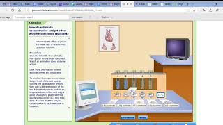 Enzyme Virtual Lab: I walk through the lab for those who can't enable flash on their computer.
