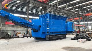 Crawler Mobile Shredder | On-Site Waste Crushing & Recycling Solution