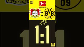 Endstand mit 1:1 gegen Bayer Leverkusen #bvb #bvb09 #bayerleverkusen #leverkusen #bundesliga #remis