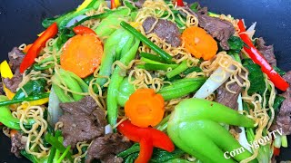 Cách làm MÌ XÀO BÒ đơn giản mà ngon với cách pha nước sốt đặc biệt