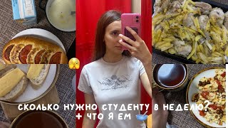 Сколько нужно студенту в неделю? + что я ем 🥣