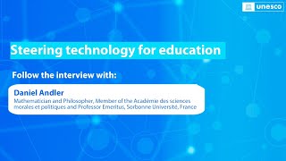 Digital Learning Week 2023: Interview with Daniel Andler, mathematician and philosopher