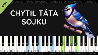 Chytil (střelil) táta sojku - lidová  (piano tutorial | klavír | akordy | noty | české písničky)