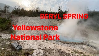 Yellowstone National Park / BERYL SPRING #travel #nature #geyser #nationalpark #usa #usatravel