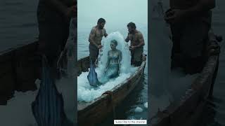 Fishermen revive a frozen mermaid #SeaMystery #Fishermen #mermaid