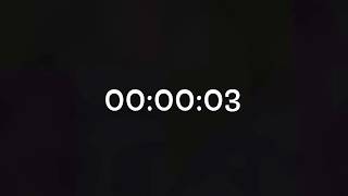 Clock Timer 6 seconds countdown