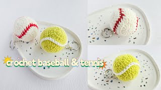 超詳細！棒球＆網球鈎織 ⚾️🥎 一樣的做法 縫線織法不同而已 baseball and Tennis crotchet  tutorial