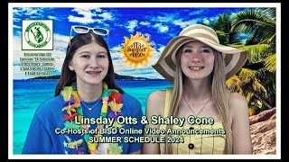 BISD Online Video Announcements Summer 2024 Shaley Cone \u0026 Lindsay Otts