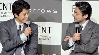 山田孝之、小栗旬に「年とったね俺ら」／富士通コネクテッドテクノロジーズ「arrows」シリーズ2019年夏モデル・新CM発表会