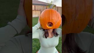 Dad carves mom a special pumpkin 🎃 #shorts