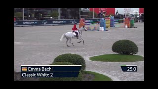 Nation Cup CSIOJ Opglabbeek 2023: 2 Umlauf  Emma Bachl Hengststation Bachl