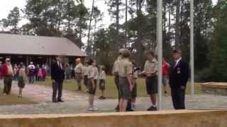 Troop 271, Camp Tiak, VFW Flag Ceremony (part 1)