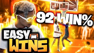 NBA 2K24 HOW TO FIX WIN%!! EASY!! BEST PARK GAME MODE!! NO TEAM REQUIRED!