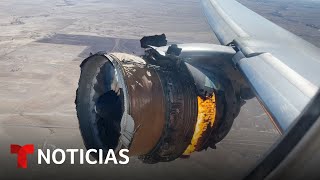 Viven una pesadilla en un avión que despegó desde Denver | Noticias Telemundo