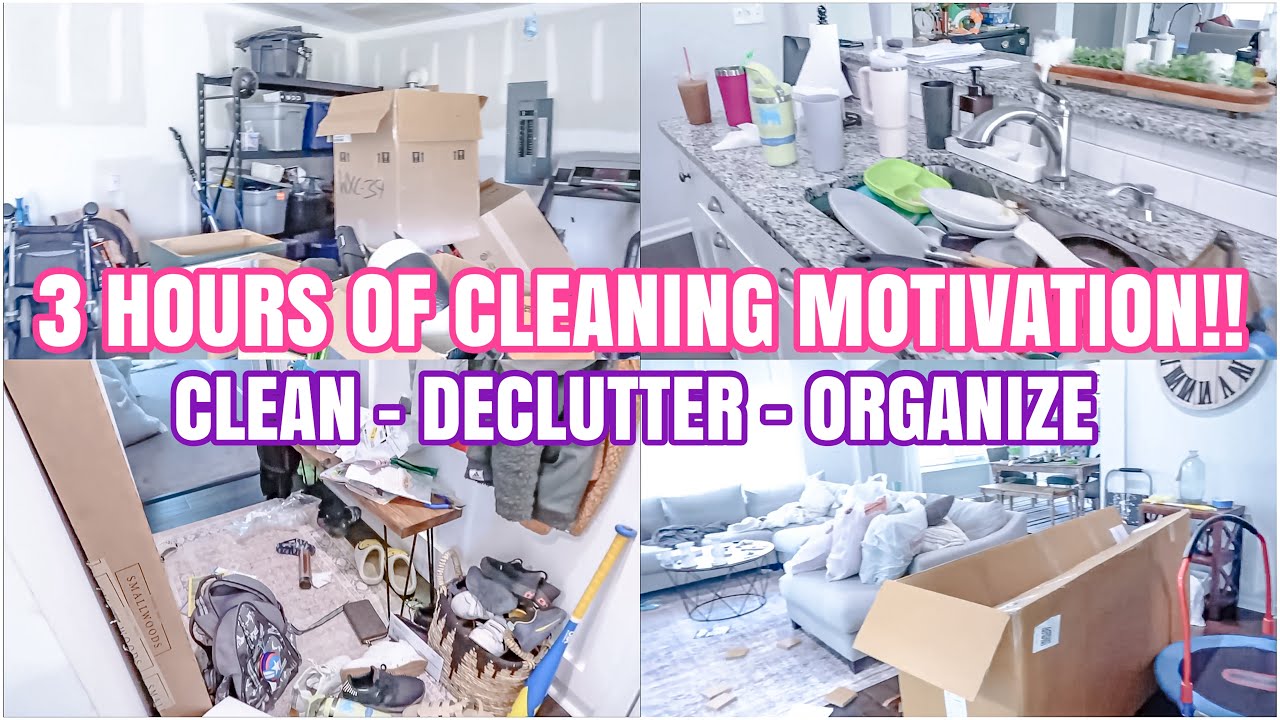 Extreme 3 Hour Cleaning Marathon Speed Cleaning Motivation 2024