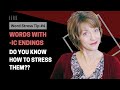 Words with -ic endings--do you know how to stress them?