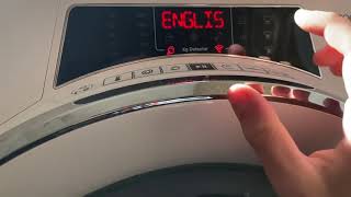 How To Change Language On Candy RapidO Washing Machine