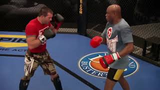 HARD SPARRING - Anderson Silva \u0026 Ryan Bader (2008)