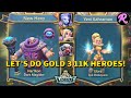 Let's do gold 3 11k heroes together! Dark Magister, Lightweaver, Shape Shifter | Lords Mobile