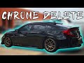 D.I.Y Window Chrome Delete - 2018 Honda Civic Si + Mugen Window Visors