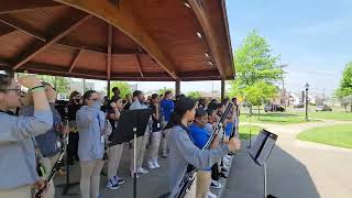 Carteret Junior High School 7th \u0026 8th Grade Band performing Rutger's The Bells Must Ring