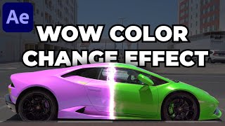 Saber Car Color Change Effect in After Effects - After Effects Tutorial | Free Plugin