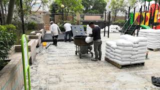 無縫安全地蓆|Cast-in-situ EPDM Safety Surface for playground no. 1