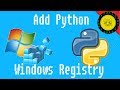 How to Add Python to Windows Registry Solved