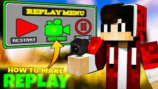 Make Cool Replay And Cinematic🤩 In Minecraft PE 1.21+