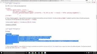 JavaScript Basics: writing and calling functions and using event listeners