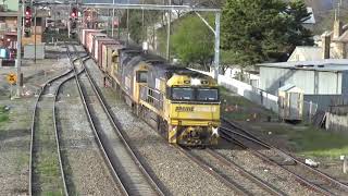 Australian trains around Goulburn- week 09-29 to 10-1-2020