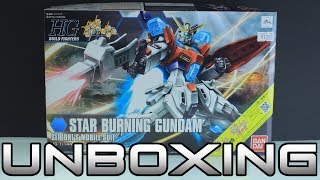 HGBF 1/144 Star Burning Gundam Unboxing -GUNDAM BUILD FIGHTERS -HGBF 1/144 スターバーニングガンダム