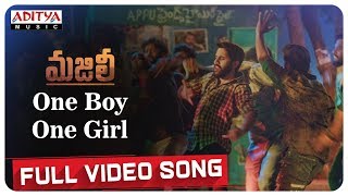 One Boy One Girl Full Video Song || MAJILI Songs || Naga Chaitanya, Samantha, Divyansha Kaushik