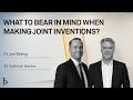 IP Insights: What to bear in mind when making joint inventions? (2023)