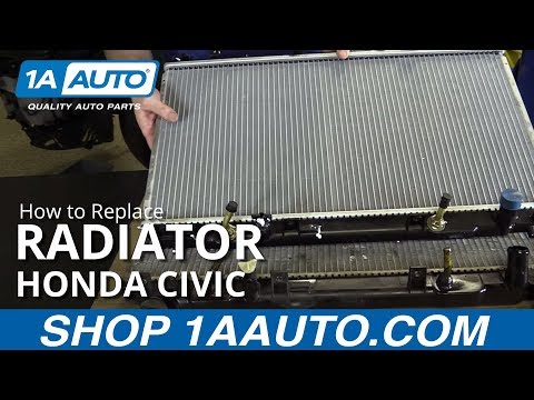 How to Replace Install Radiator 2001-05 Honda Civic How to Replace Install Radiator 2001-05 Honda Civic