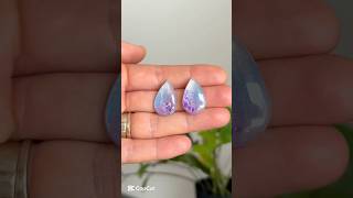 Resin Earrings with Mica Powder Pigment \u0026 Glitter - Design Ideas #diyjewelry #jewelry #art