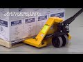 how to use a manual pallet jack truck