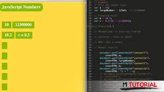 Tutorial JavaScript for beginners #22 JavaScript Numbers # M Tutorial