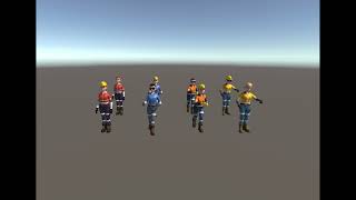 Stylized Female Miner 3D Model Animated \u0026 Customizable [Unity]