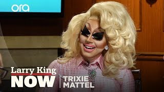 Trixie Mattel explains glitter to Larry King