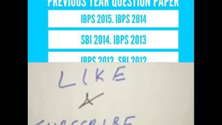 SBI/IBPS IT Officer : PREVIOUS YEAR QUESTION PAPER DETAIL DISCUSSION : 300 MCQS