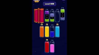 Magic Sort Level 608 Easy Game Solution Walkthrough