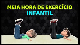 EXERCÍCIOS DE MEIA HORA PARA CRIANÇAS - EXERCÍCIO DE CARDIO E FORÇA