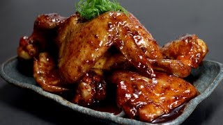 Pomegranate Sticky Chicken Wings | Sanjeev Kapoor Khazana