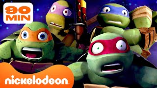 Les Tortues Ninja | 90 MINUTES des moments les plus spectaculaires des Tortues Ninja ! 😲 Nickelodeon