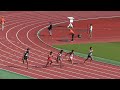 第7回エコパトラックゲームズ　部門a男子100m　予選第6組　2016 11 5