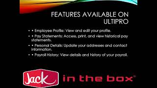 How to Access Jack in the Box Pay Stubs & W2s