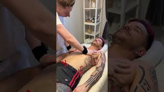 Professional male massage session #massagetherapy #relaxingmassage #malemodel #gay